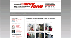 Desktop Screenshot of expert-weyand.com