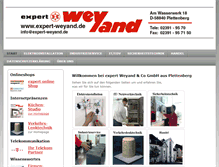 Tablet Screenshot of expert-weyand.com
